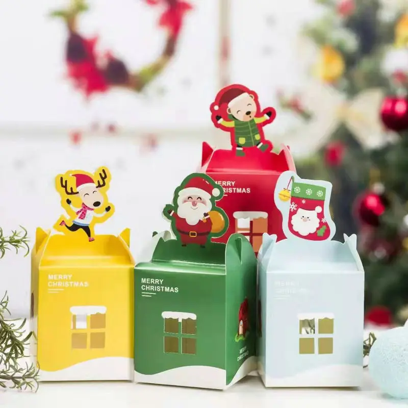 

Christmas Fruit Box Candy Box Christmas Eve Apple Box New Christmas Apple Box Simple Factory Candy Packaging Bags Candy Box