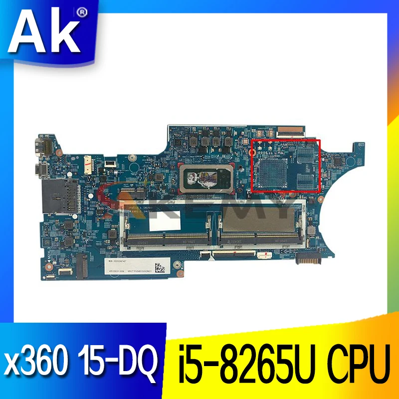 

FOR HP ENVY x360 Convert 15-dq0xxx Refurb Laptop Motherboard L50972-601 18741-1 448.0GC03.0011 i5-8265U