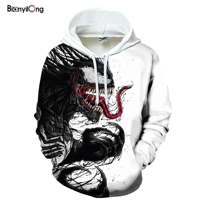 Горячая распродажа Новое поступление популярный фильм Веном 3D бархатные