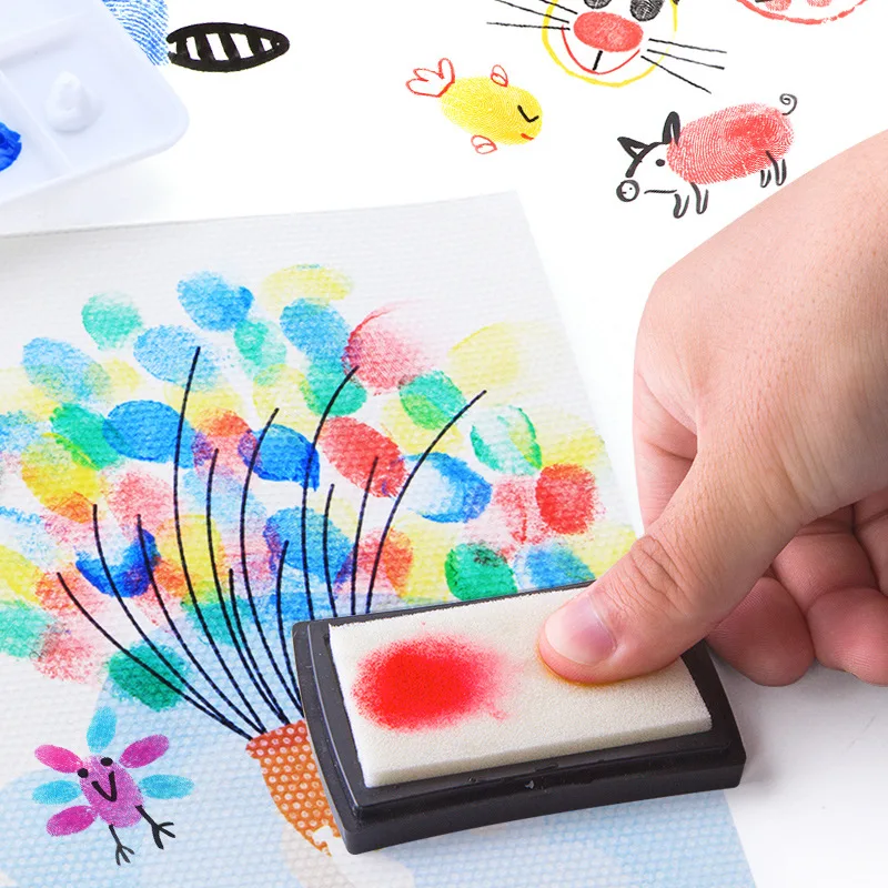 

Finger Painting Drawing Toy Coloring Books Colorful Diy Finger Draw Education Toys