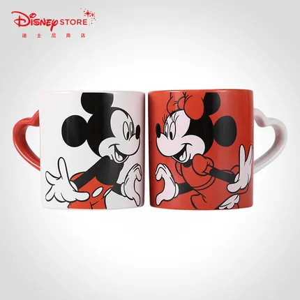 2 шт. Disney Fashion Микки и Минни керамическая кружка пара Подарочная коробка подарок