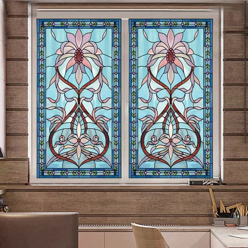 Индивидуальные оконная пленка Винтаж Европейский Стиль художественный