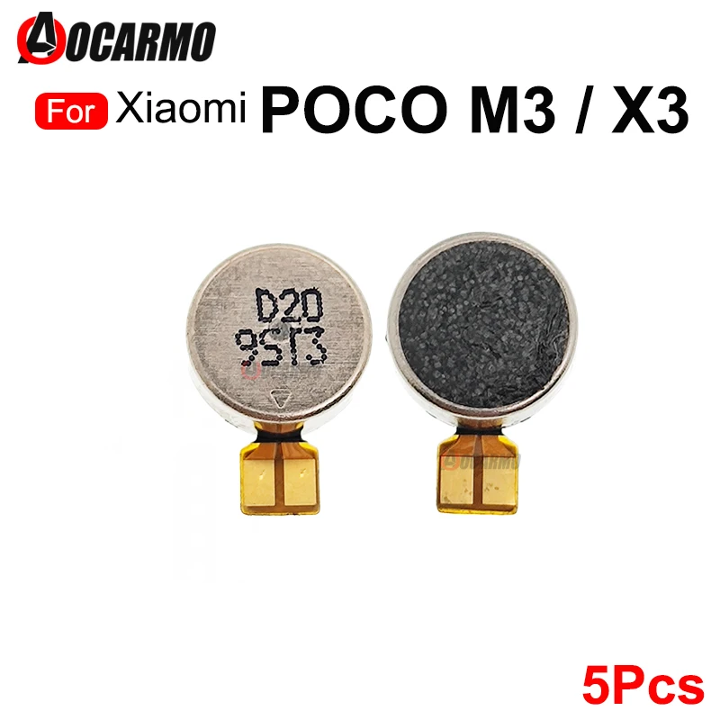 Модуль двигателя вибратора для Xiaomi POCO M3 / X3 Pro 5 шт. гибкий кабель запасные части |