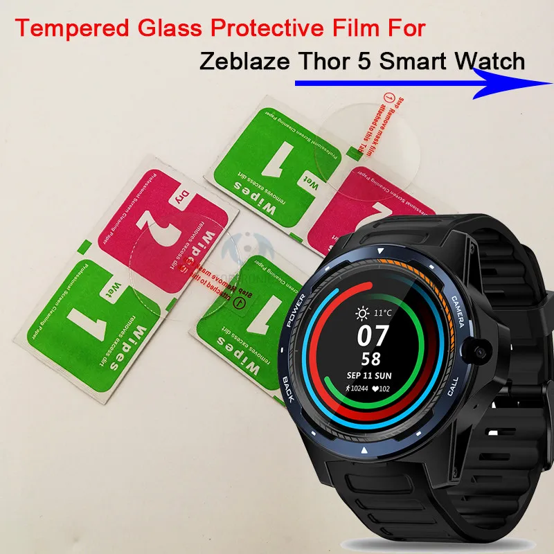 Защитная пленка из закаленного стекла для Zeblaze Thor 5 Smart Watch 1 39 дюймов шт/2 шт/3 шт 9H