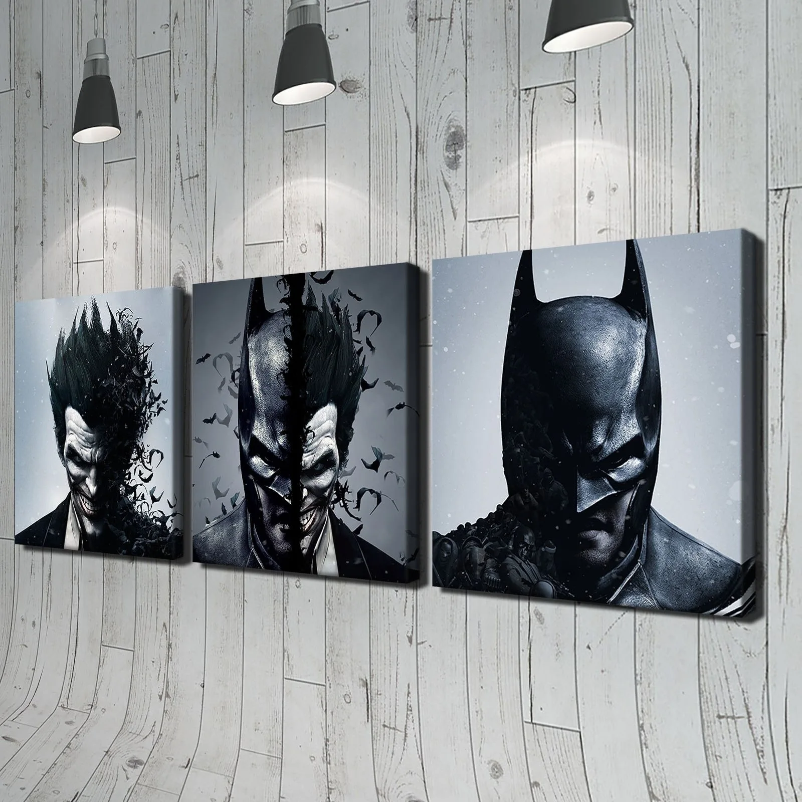 Постер из фильма Бэтмен клоун Настенная живопись на холсте украшение для сада