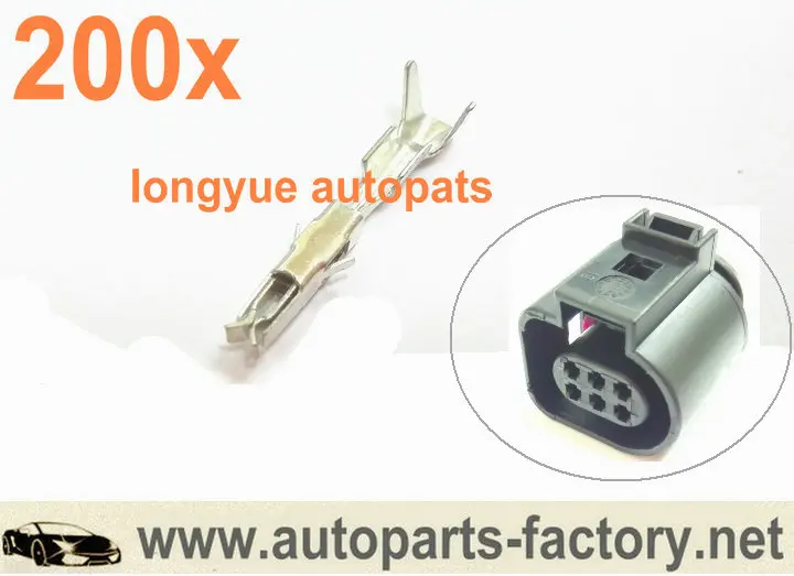 200 шт. концевые клеммы GM VW Pins1.5 мм N 103 358 07 / 000 979 131|Цоколи лампы| |