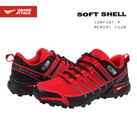 grand attack men shoes trail running sneakers outdoor walking hiking trekking backpacking water resistant trainers non slip shoe