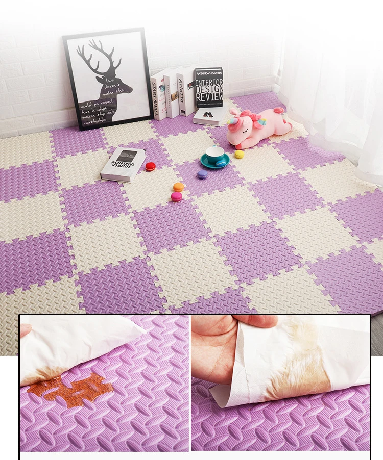 EVA Foam Play Puzzle Mats Interlocking Exercise Tiles Floor Carpet And Rug for Kid Baby Climbing Pads Mat Waterproof | Игрушки и хобби