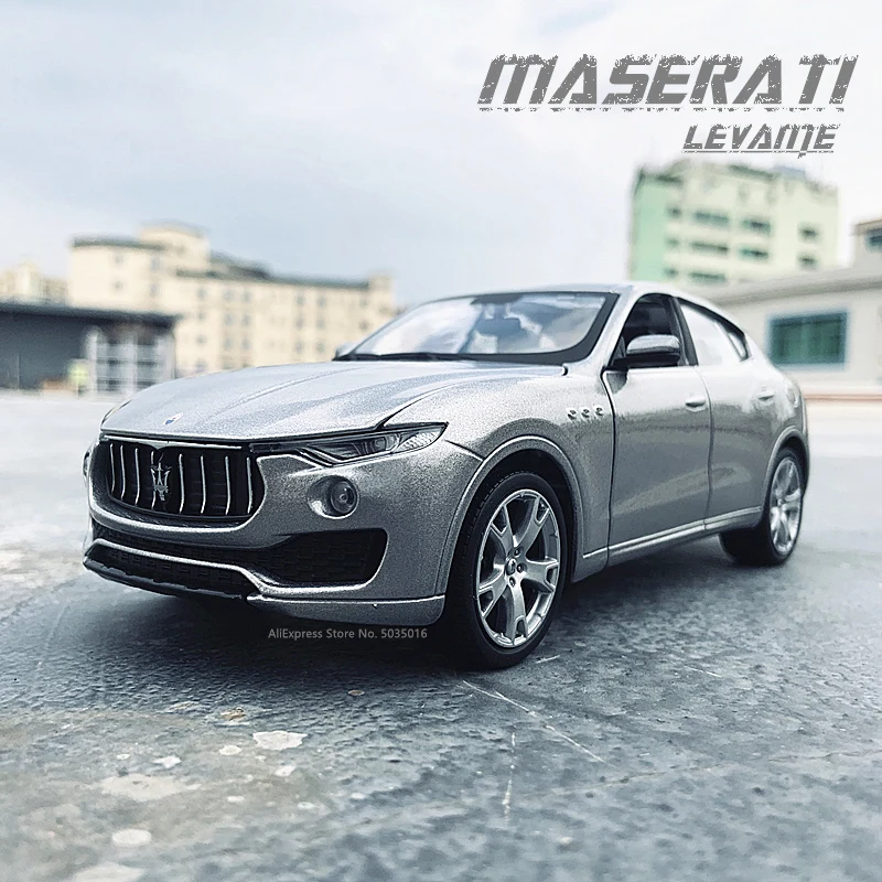 Bburago 1:24 Maserati Levante SUV статическая литье под давлением Коллекционная модель