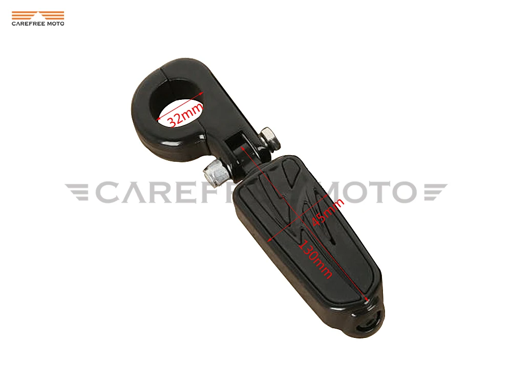 

1 1/4" 32mm Engine Guards Black Motorcycle Foot Pegs Mounts Case for Honda VLX600 DLX600 Shadow 600 VT600 GL1500 GL1100 GL1200