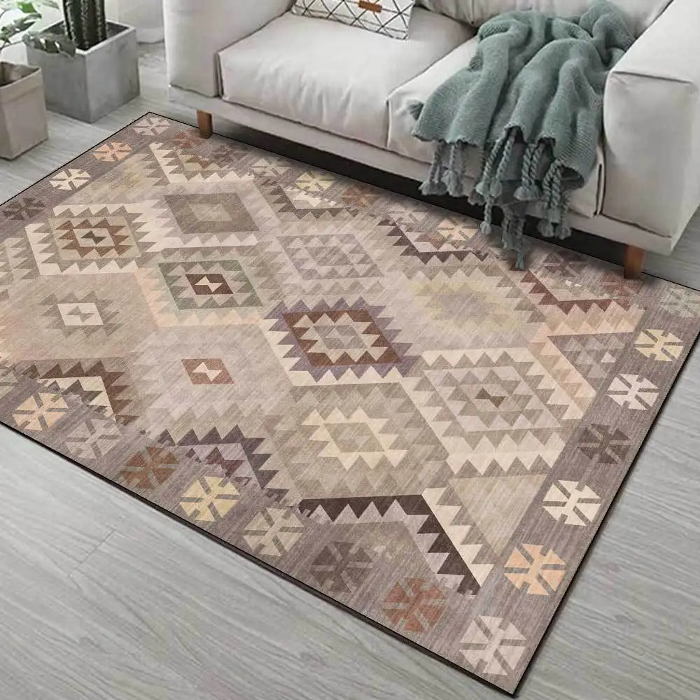 

Hot Sale Modern 3D Floor Rug For Living Room Non-slip Antifouling Carpet For Bedroom Parlor Factory