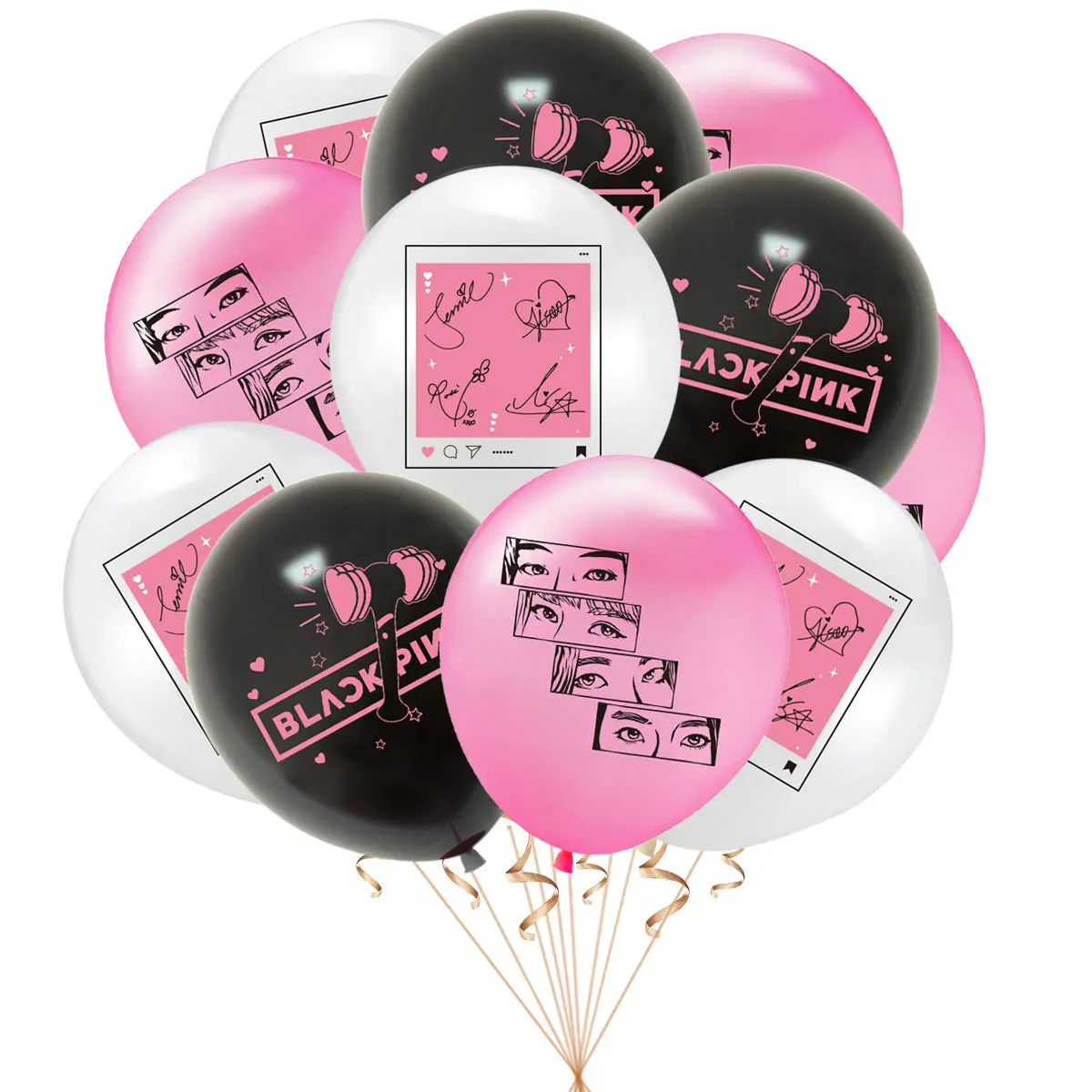 Globos con tem&aacute;tica de superestrella para ni&ntilde;as, suministros de fiesta de feliz cumplea&ntilde;os, pancarta de l&aacute;tex, decoraci&oacute;n de pastel, juguetes para ni&ntilde;os-5