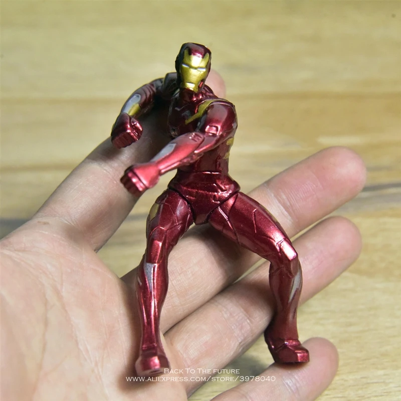 Disney с принтами &quotMarvel&quot &quotМстители&quot &quotЖелезный человек&quot 9 см фигурки супер