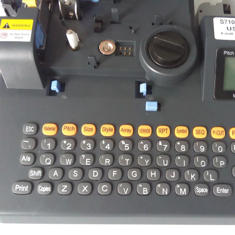 Подключение к ПК редактор на английском языке Линейный Маркер кабель ID принтер