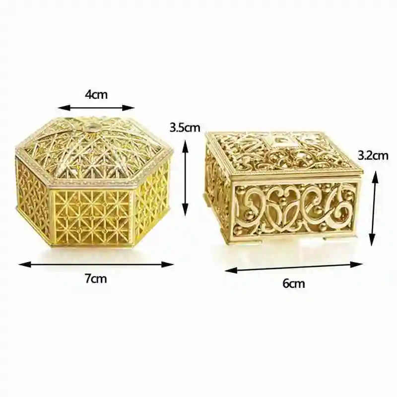 

Wedding Mini Plastic Hollow Gold Foil Cake Candy Box Cand Wedding Offer Wedding Box Shower Plastic Wedding Gift Party Z1D6