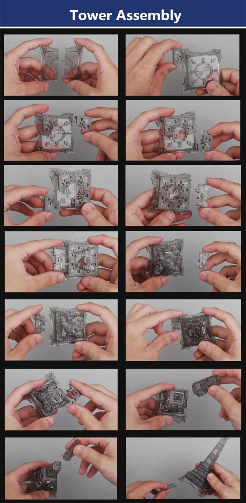 3D Кристалл Панда головоломка игрушка DIY Aniaml панда собранная модель головоломка интеллектуальная подарок на день рождения год игрушка для детей