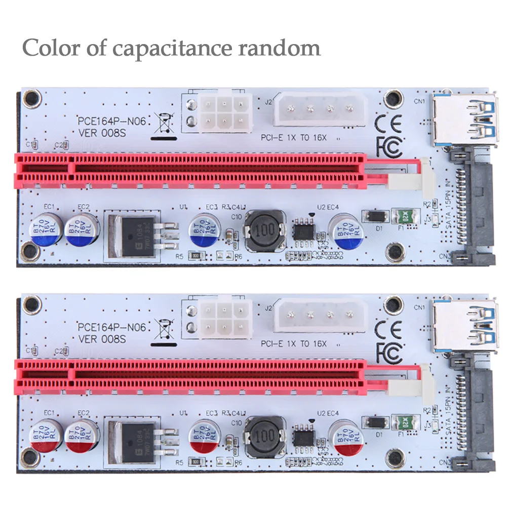 60 см pci e расширитель riser карта pci express 1x д