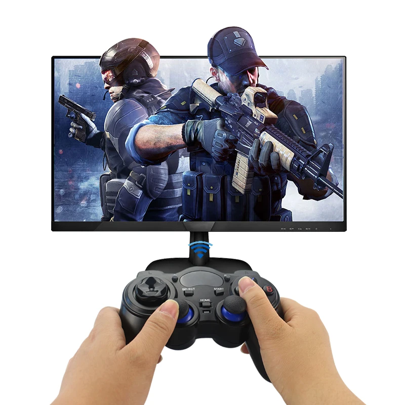 Беспроводной игровой контроллер 2 4 ГГц USB-приемник джойстик для ПК ноутбука PS3