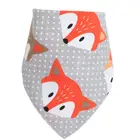 Муслиновый шарф-тюрбан для новорожденных девочек, треугольный шарф, Двойная застежка на пуговицах, От 0 до 2 лет