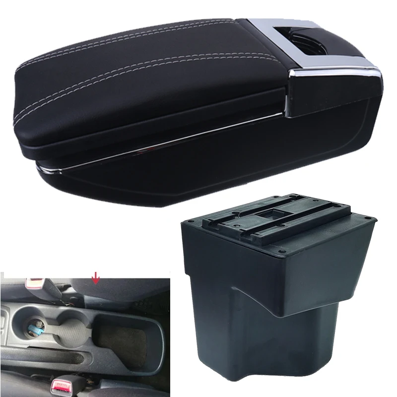 

Автомобильный подлокотник для KIA Rio 5, 2015, 2016, 2017, 2018, 2019, для Rio 5, интерьер, предназначенный для хранения, автомобильные аксессуары USB