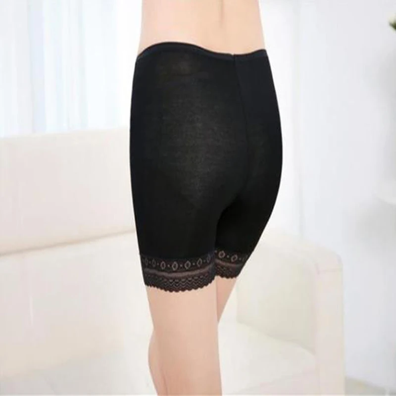 Шорты женские кружевные ажурные модные короткие брюки из модала с защитой от