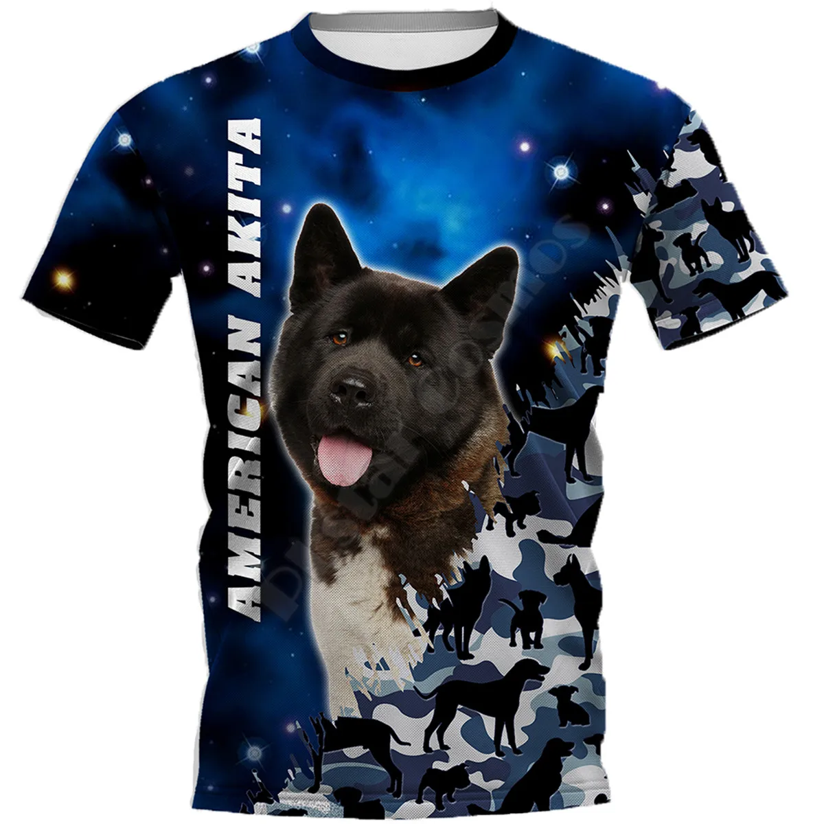 

Футболка женская/мужская с 3D-принтом, с коротким рукавом