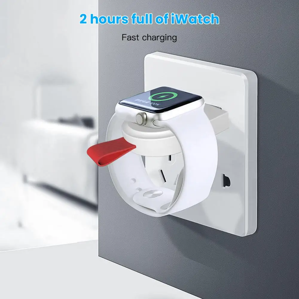 Смарт-часы портативное USB Беспроводное зарядное устройство для IWatch 1 2 3 4
