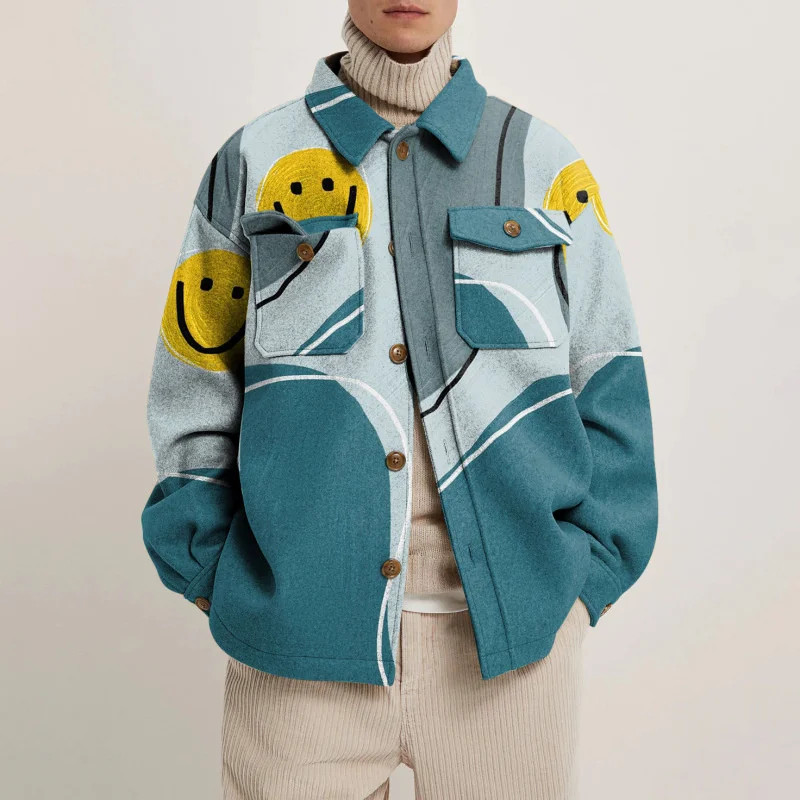 

Men's Summer Coat Trend Men's 2021 Printed Jacket