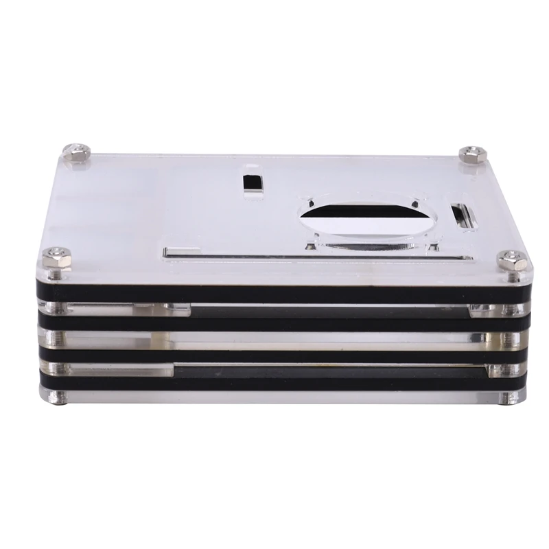 Чехол для Raspberry Pi 4 9 слоев акриловая коробка чехол корпус с охлаждающим