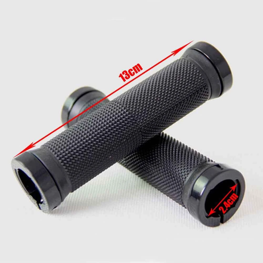 1 пара MTB горный велосипед Велоспорт Нескользящая резиновая ручка крышки внешние