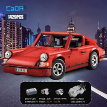 Cada 1429pcs Technical RC Classic Retro Sports Car Building Blocks City Remote Control Racing Car Bricks Toys for Boys