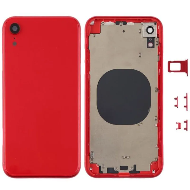 Корпус аккумуляторного отсека YWEWBJH для iPhone XR задняя крышка + средняя рама шасси