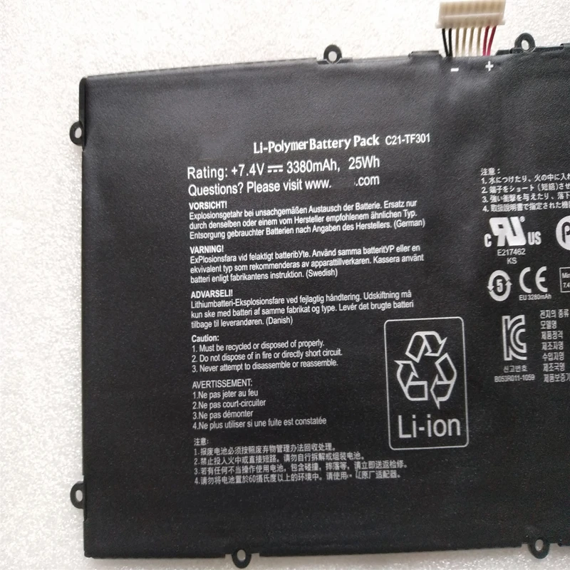 Оригинальный аккумулятор Genuine C21-TF301 для планшетов Asus Transformer Pad Infinity TF700T TF700, C21-TF201P, C21-TF500T, TF201-1I102A, TF201-1B088A и др.