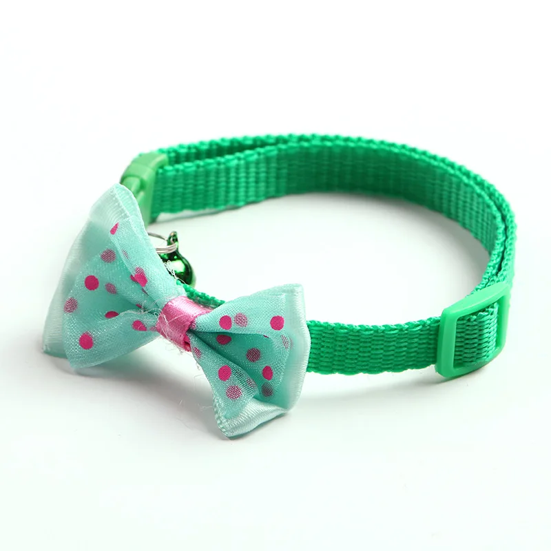 Новый Регулируемый милый ошейник для собак и кошек питомцев нейлоновый
