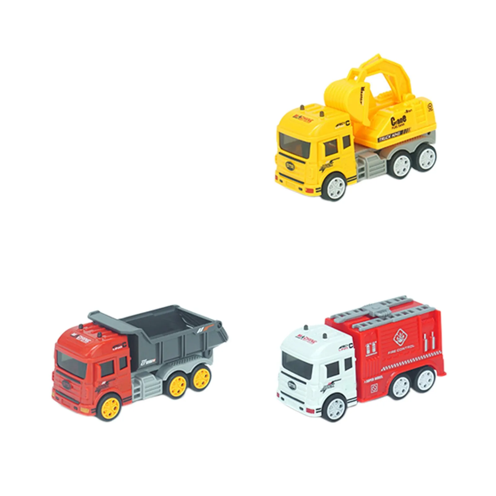 Инерционная мини-пожарная Инженерная машинка игрушки подарки для детей