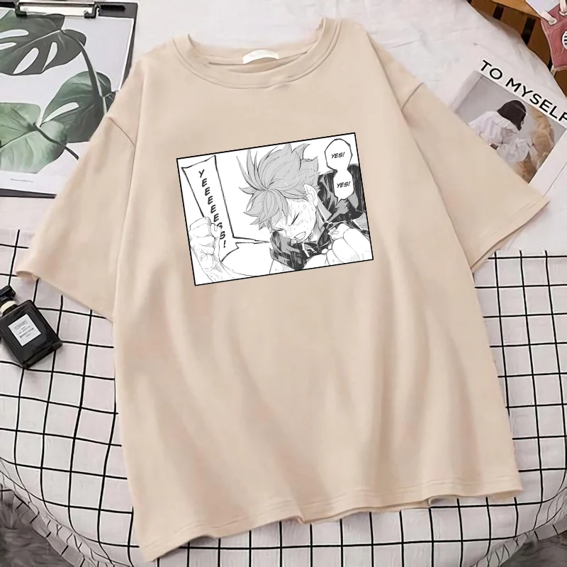 

Woman Oversized T-shirt Character Haikyuu Casual Loose Short Sleeve Cotton T shirt Summer 2021 New Personality Soft Kawaii Tops