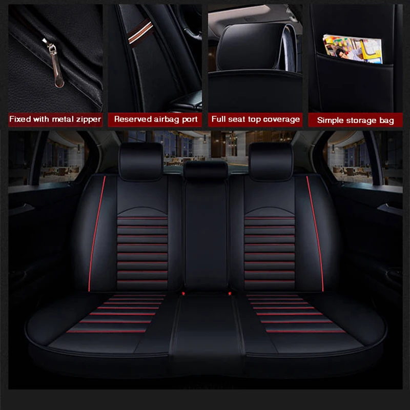 Всесезонные кожаные чехлы для Honda Civic Accord новые модели 2020 года Защитные