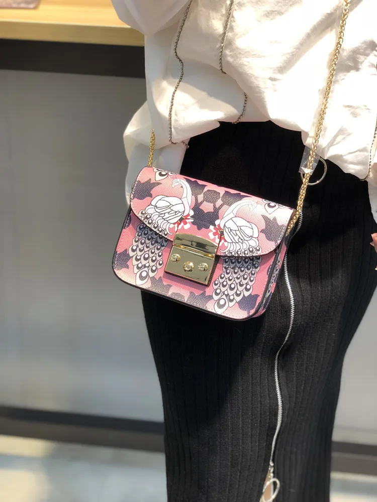 

PU Women Flaps 2021 New Fashion Animal Printing Single Shoulder Bags Ladies Designer Purse and Handbags Channels Handbags Cc