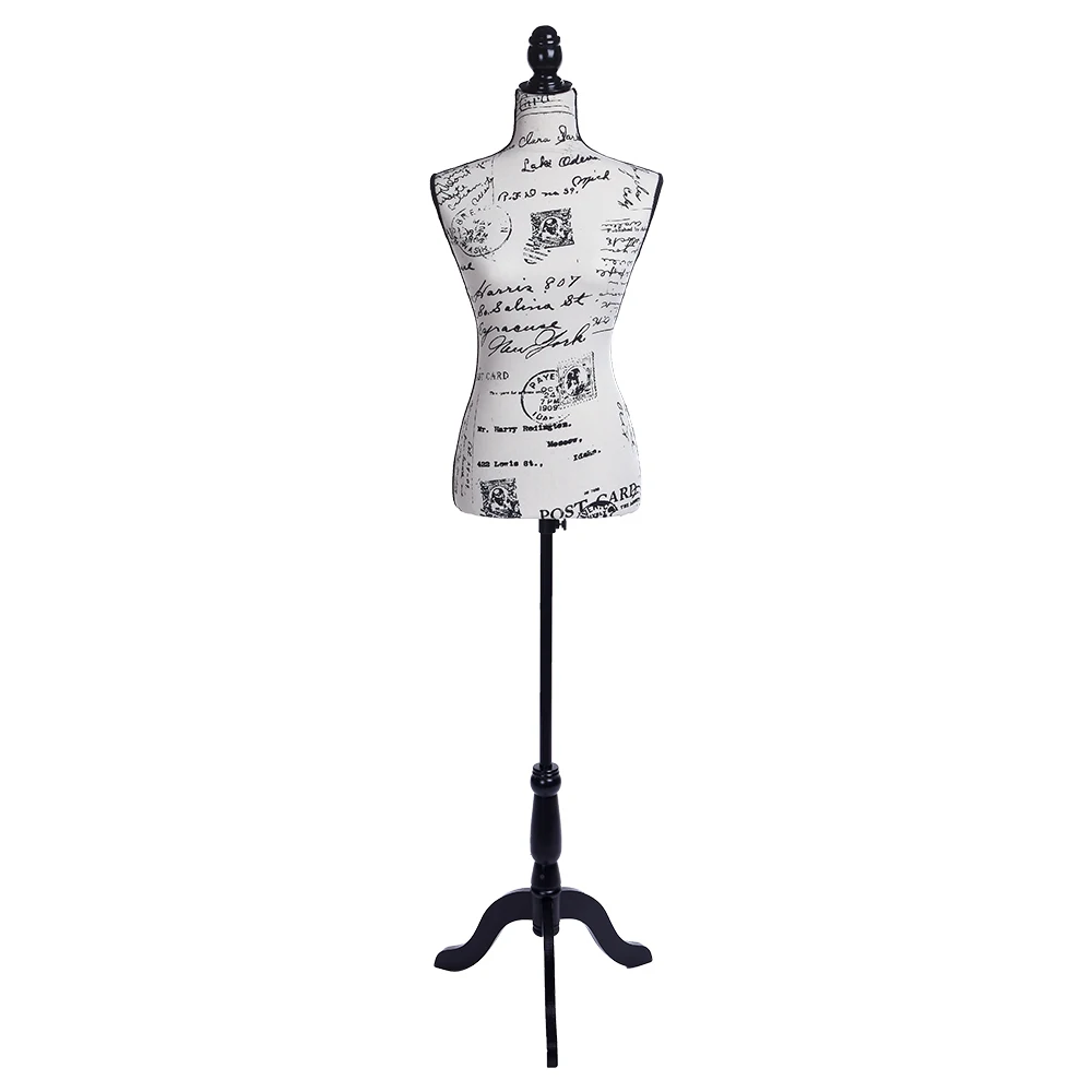 

Half-Length Foam & Brushed Fabric Coating Lady Model Greatly for Clothing Display 4 Colors[US-Stock]