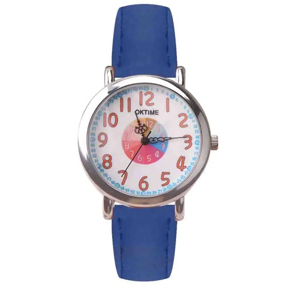 Уникальные женские часы с колесиком удачи модные кварцевые кожаным ремешком