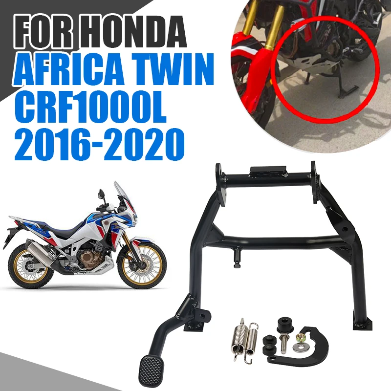 For Honda Africa Twin CRF1000L CRF 1000 L 2016 - 2020 Motorcycle Accessories Kickstand Center Central Parking Stand Foot Holder
