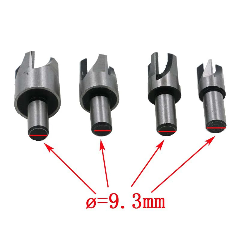8 шт. бурильные 5/8 &quot1/2&quot 3/8 &quot1/4&quot углеродного Сталь машина для обработки