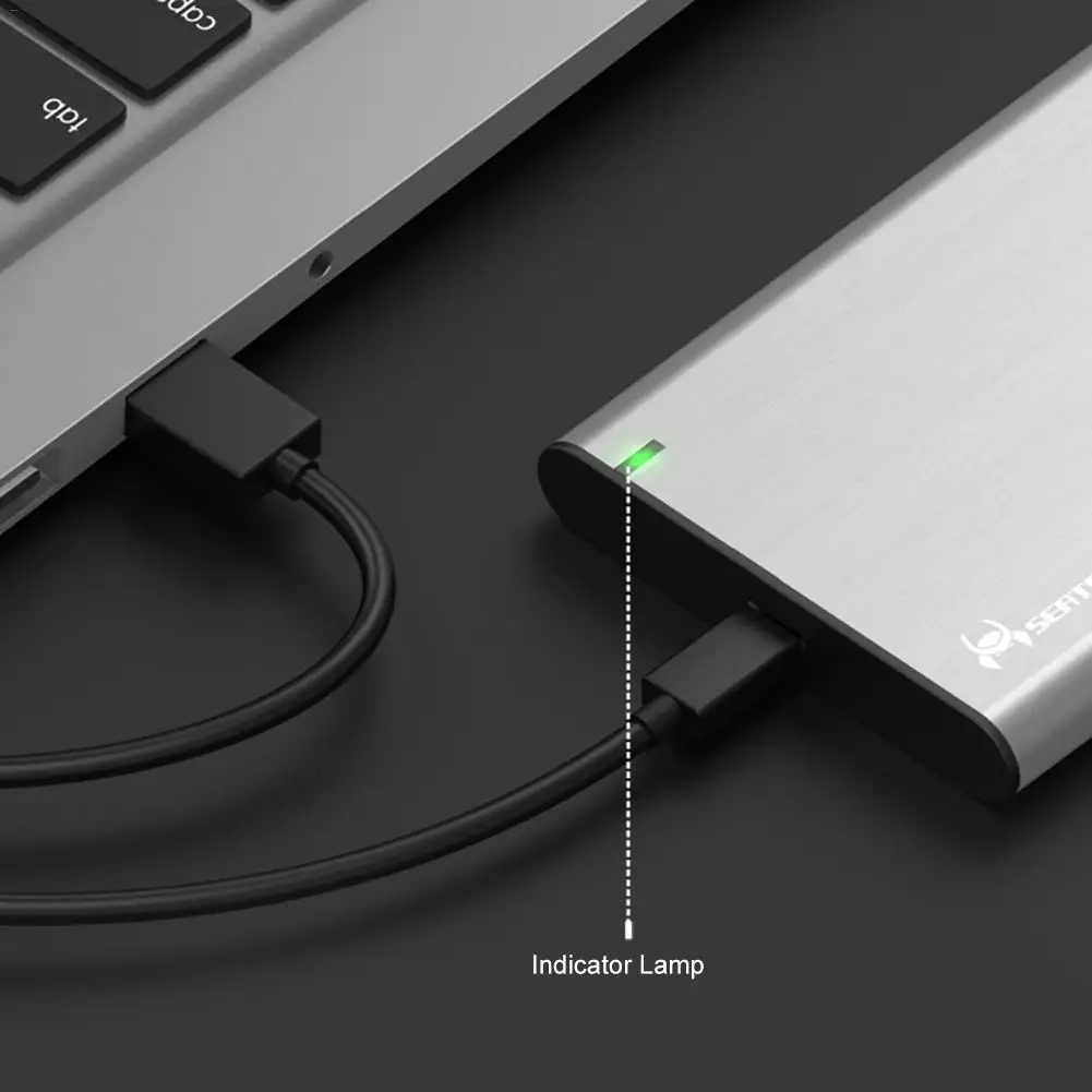 Чехол для жесткого диска 2,5 дюйма SATA 3,0 к USB 3,0 адаптер для жесткого диска корпус для SSD диск HDD коробка Тип C 3,1 чехол костюм 7 мм/9,5 мм