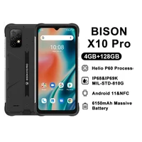 UMIDIGI BISON X10 Pro Global Version IP68 Rugged Smartphone 128GB NFC Mobile Phone 20MP Triple Camera 6150mAh 6 53  HD  Display