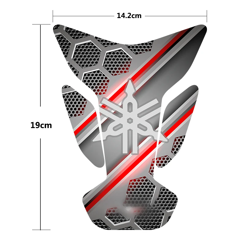 Новый 3D резиновый бак для мотоцикла наклейка на велосипед коврик бензобака