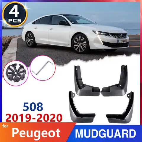 Брызговики для Peugeot 508, 2019-2020, 2 поколения