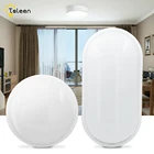 Светодиодный влагостойкий потолочный светильник, круглаяОвальная водонепроницаемая лампа для ванной, светодиодный Личная Светодиодная лампа для потолка, настенный светильник IP65, 16 Вт, 20 Вт