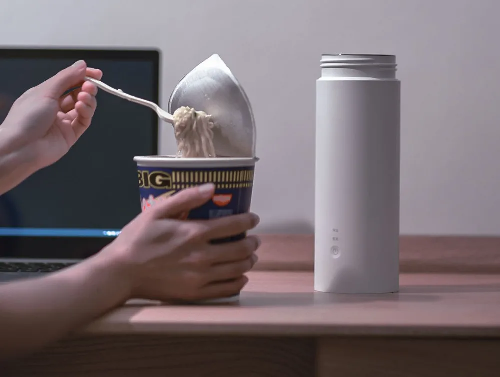 Xiaomi Viomi, электрическая чашка, портативная, 400 мл, бутылка, 304 нержавеющая сталь, чашка для чая, кофе, молока, порошка, дорожный чайник, Термокружка