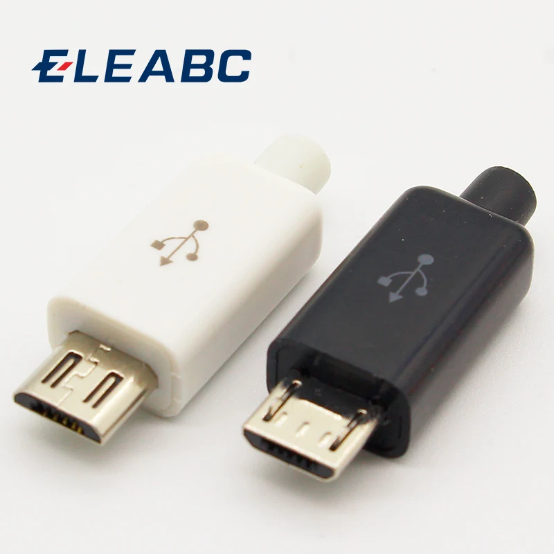 10 шт. Micro USB 5PIN сварочный Тип штекерные разъемы зарядное устройство 5P хвостовой