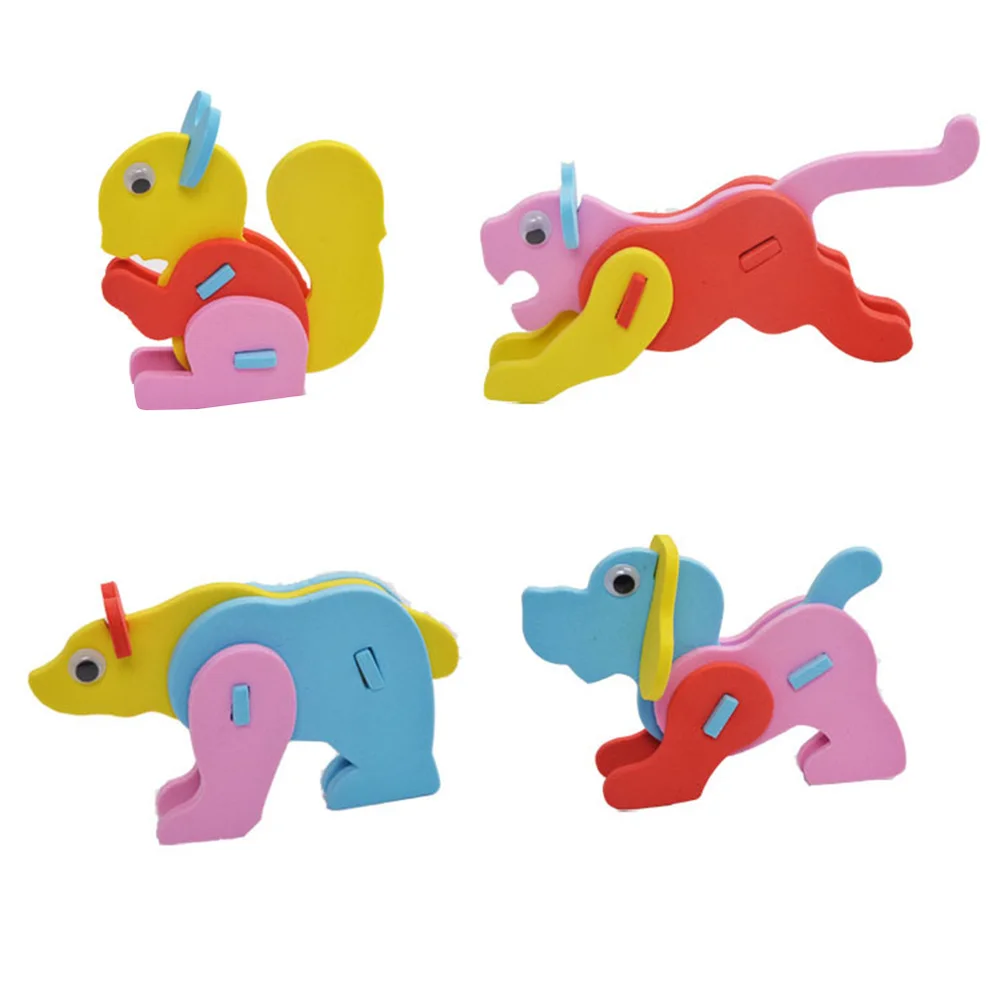 

26pcs Animal EVA Puzzle DIY Assembly 3D Puzzle Educational Jigsaw for Kids Children